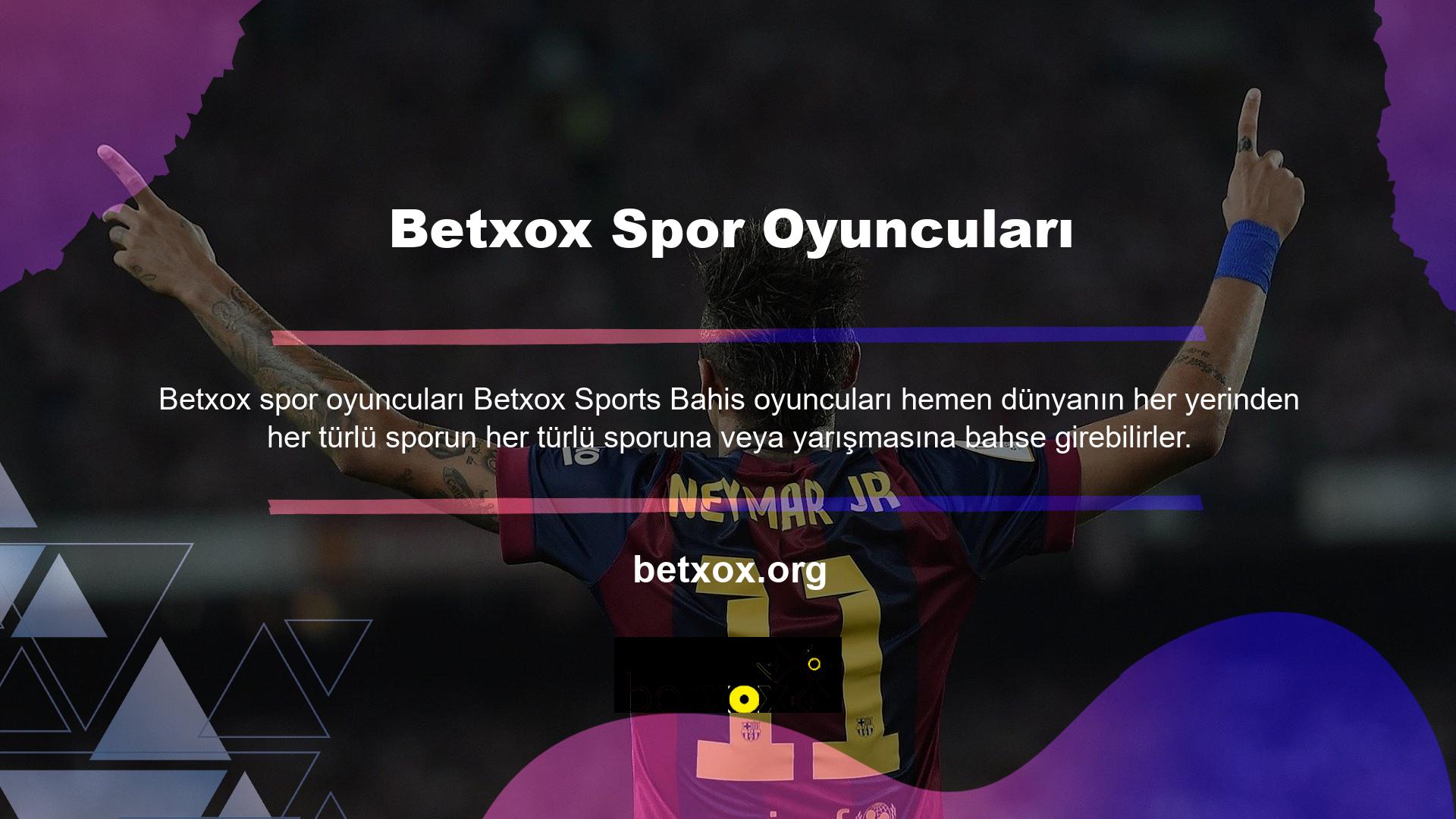 Futbol, basketbol, buz hokeyi, tenis, voleybol, Amerikan futbolu, beyzbol, hentbol, oturma odası futbolu, golf, dart, squash, masa tenisi, badminton, boks disiplini gibi spor pazarlarına ek olarak